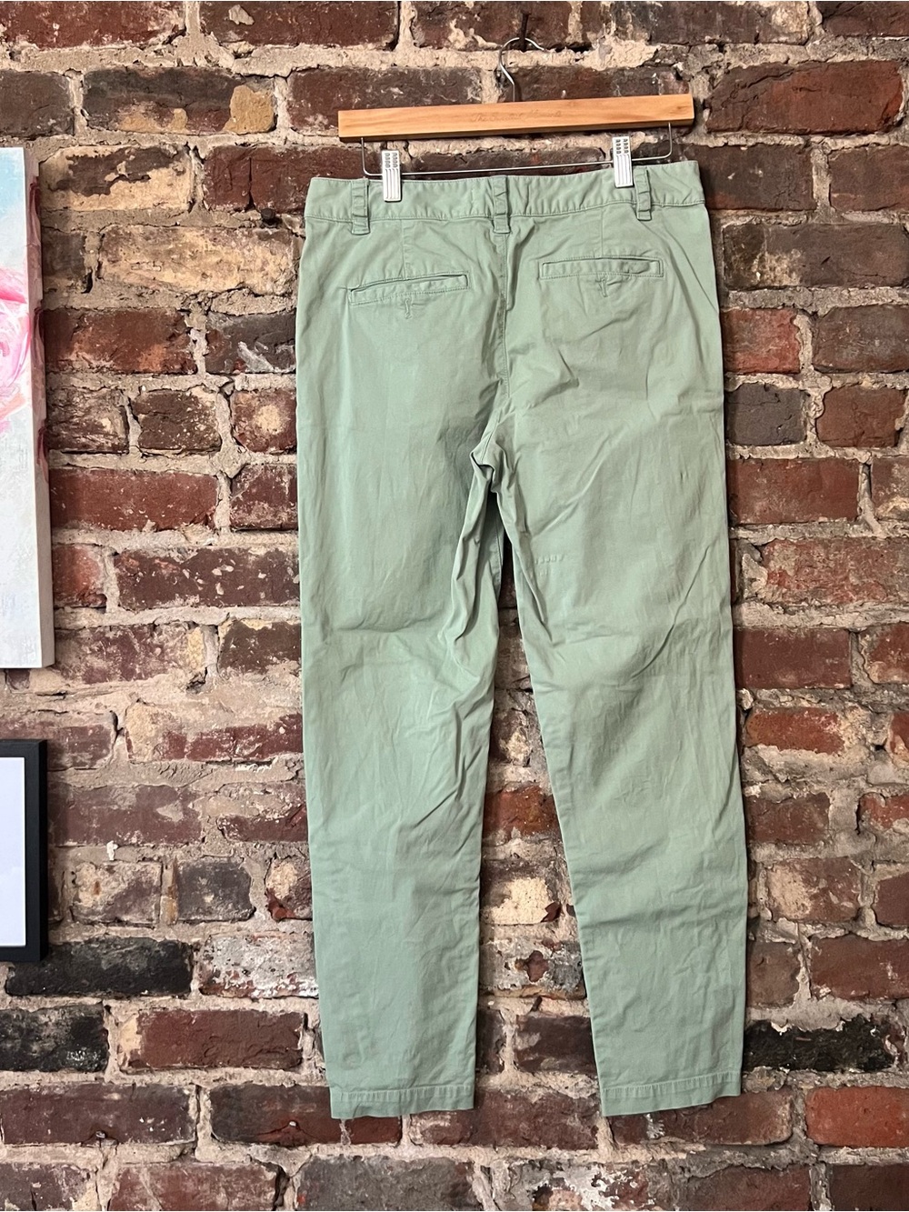 Anthropologie scout slim pleated pants Sage Green - Picture 6 of 10